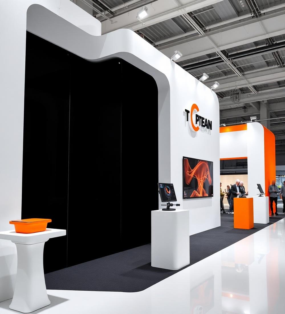 Stand personalizado de doble altura